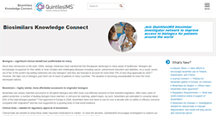 Desktop Screenshot of biosimilarsknowledgeconnect.com